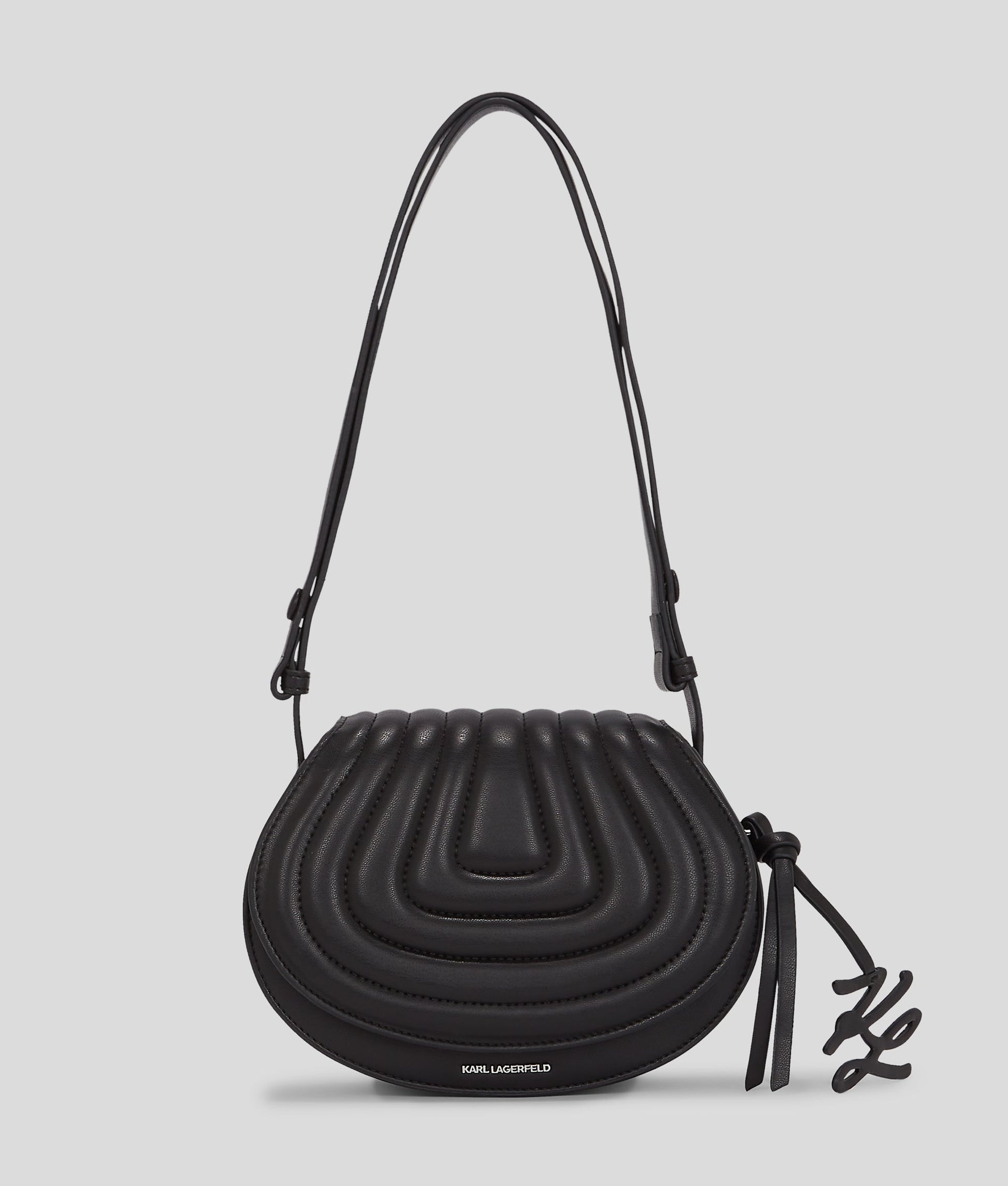 KarlLagerfeld Kwellen Saddle Bag Black