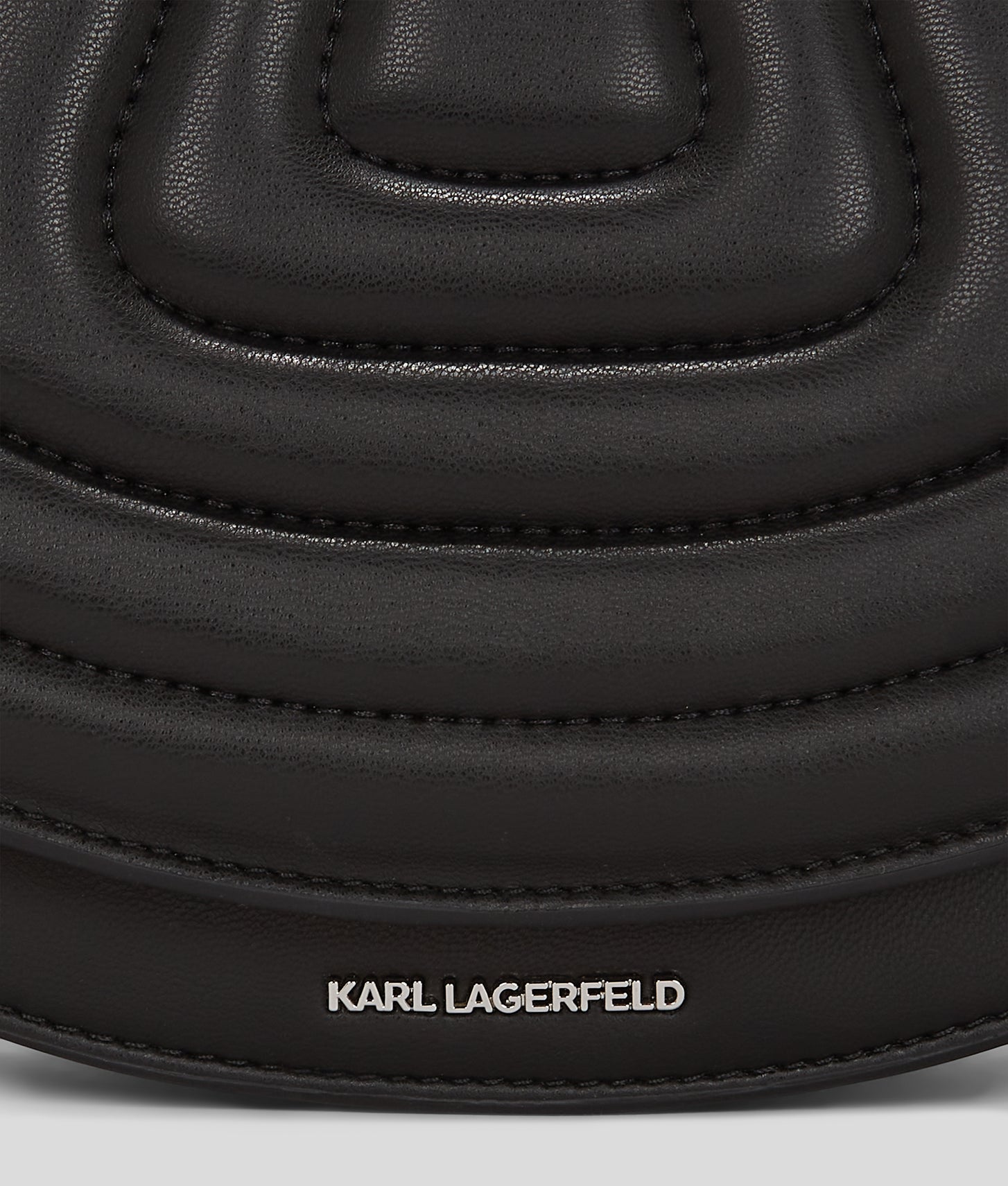 KarlLagerfeld Kwellen Saddle Bag Black