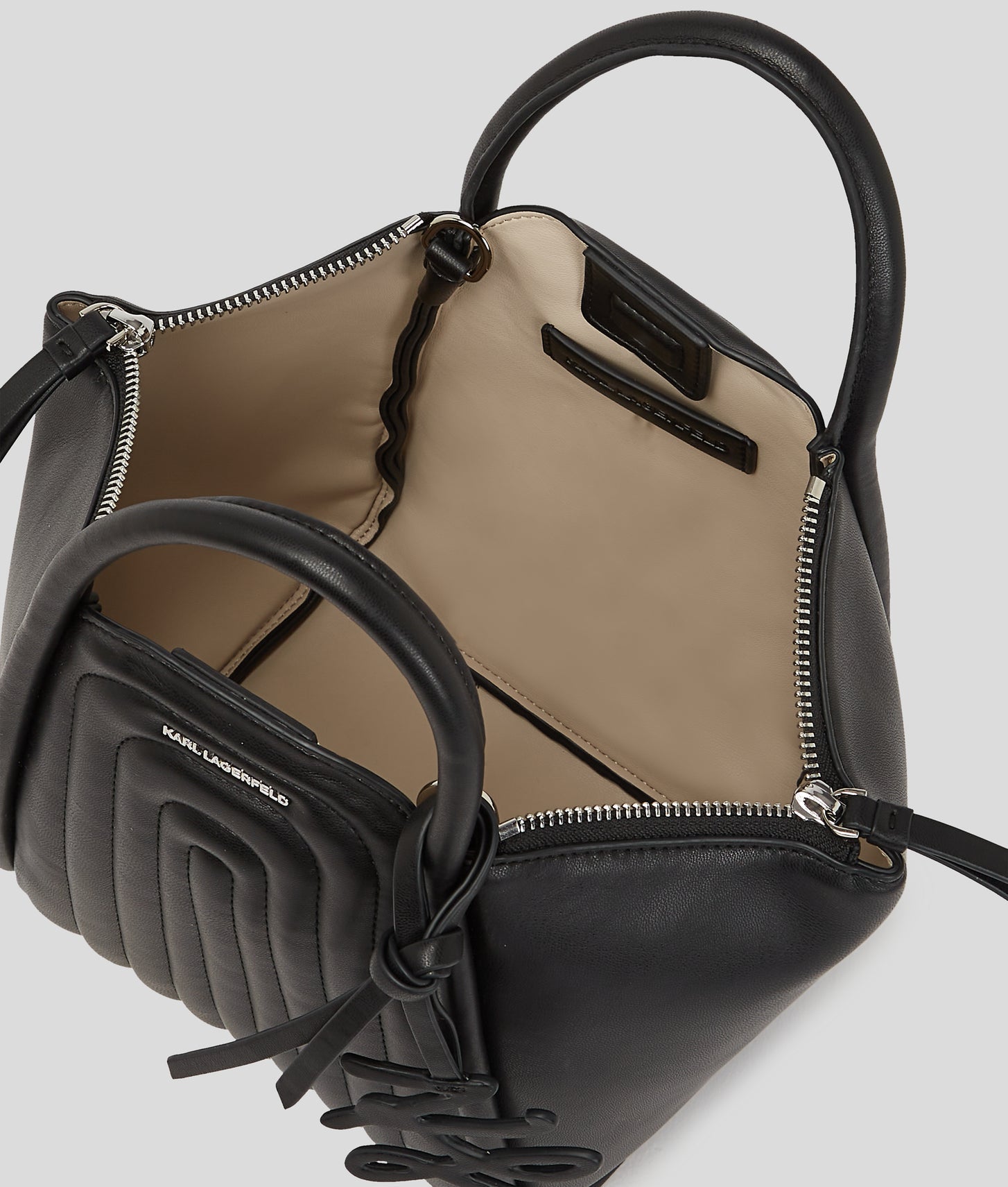 KarlLagerfeld Kwellen Tote Bag Black