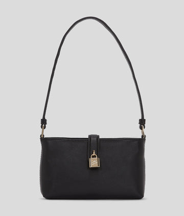 KarlLagerfeld Kautograph Padlock Shoulder Pouch Black/Gold