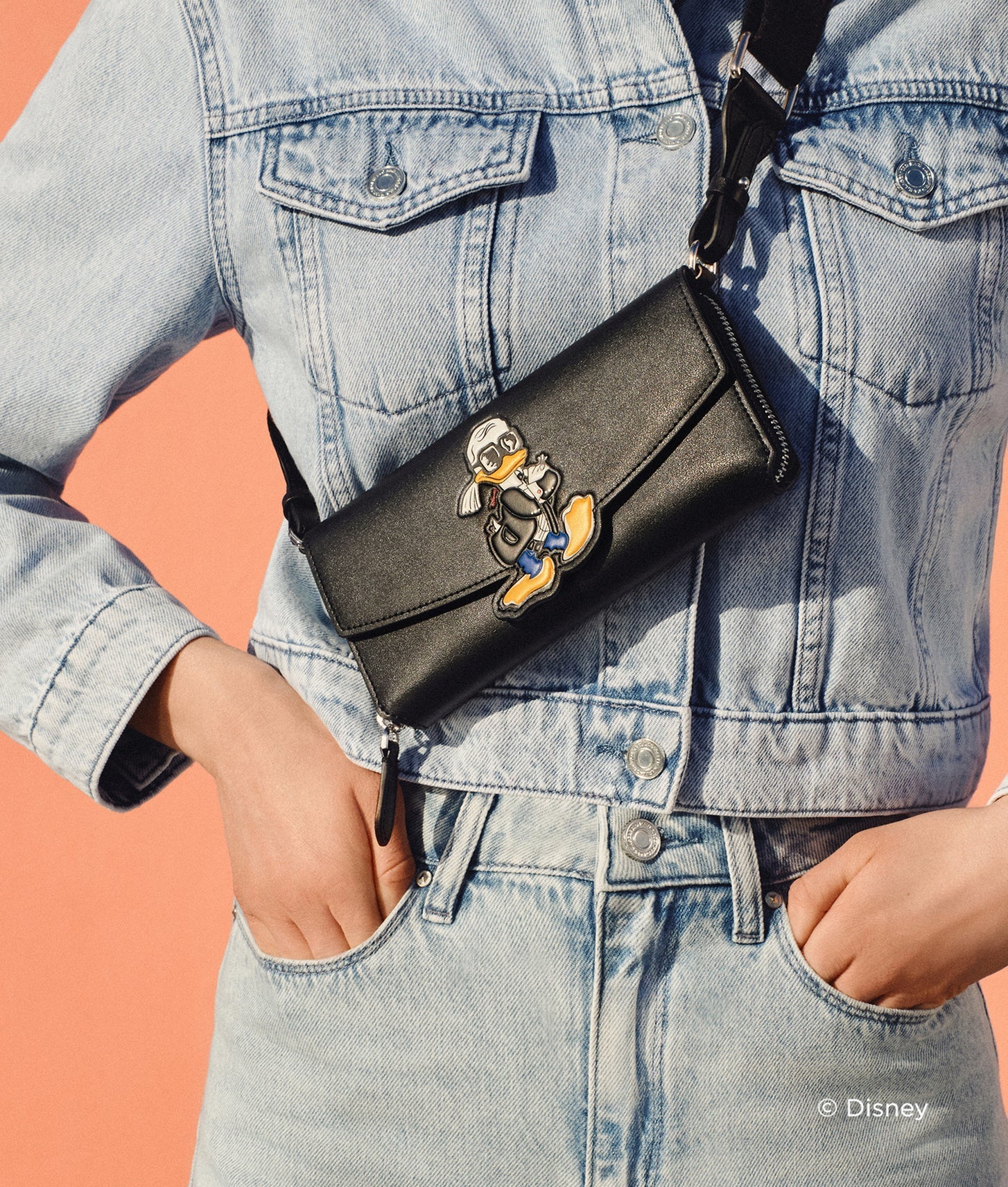 KarlLagerfeld Disney X Kl Crossbody Wallet Black