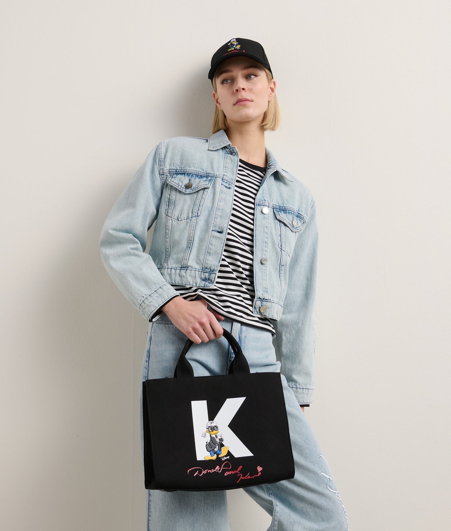 KarlLagerfeld Disney X Kl Medium Shopper Black