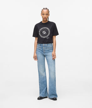 KarlLagerfeld Shearling Tote Bag Black/White