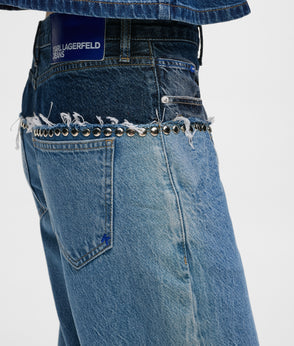 KarlLagerfeld Western Camera Bag Zinfandel