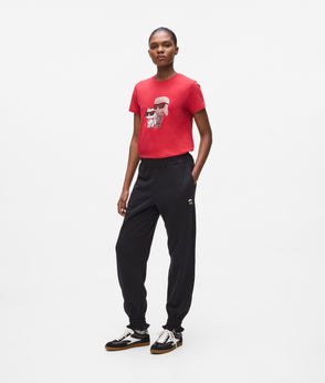 KarlLagerfeld Ikon All-Over-Print Tote Bag Black