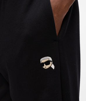 KarlLagerfeld Ikon Nylon Small Bucket Bag Black