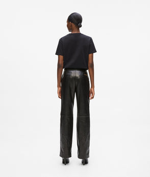 KarlLagerfeld Kweave Medium Tote Bag Black-Nickel