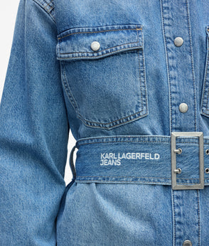 KarlLagerfeld Shearling Tote Bag Black/White