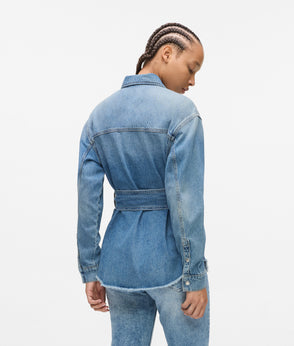 KarlLagerfeld Shearling Tote Bag Black/White