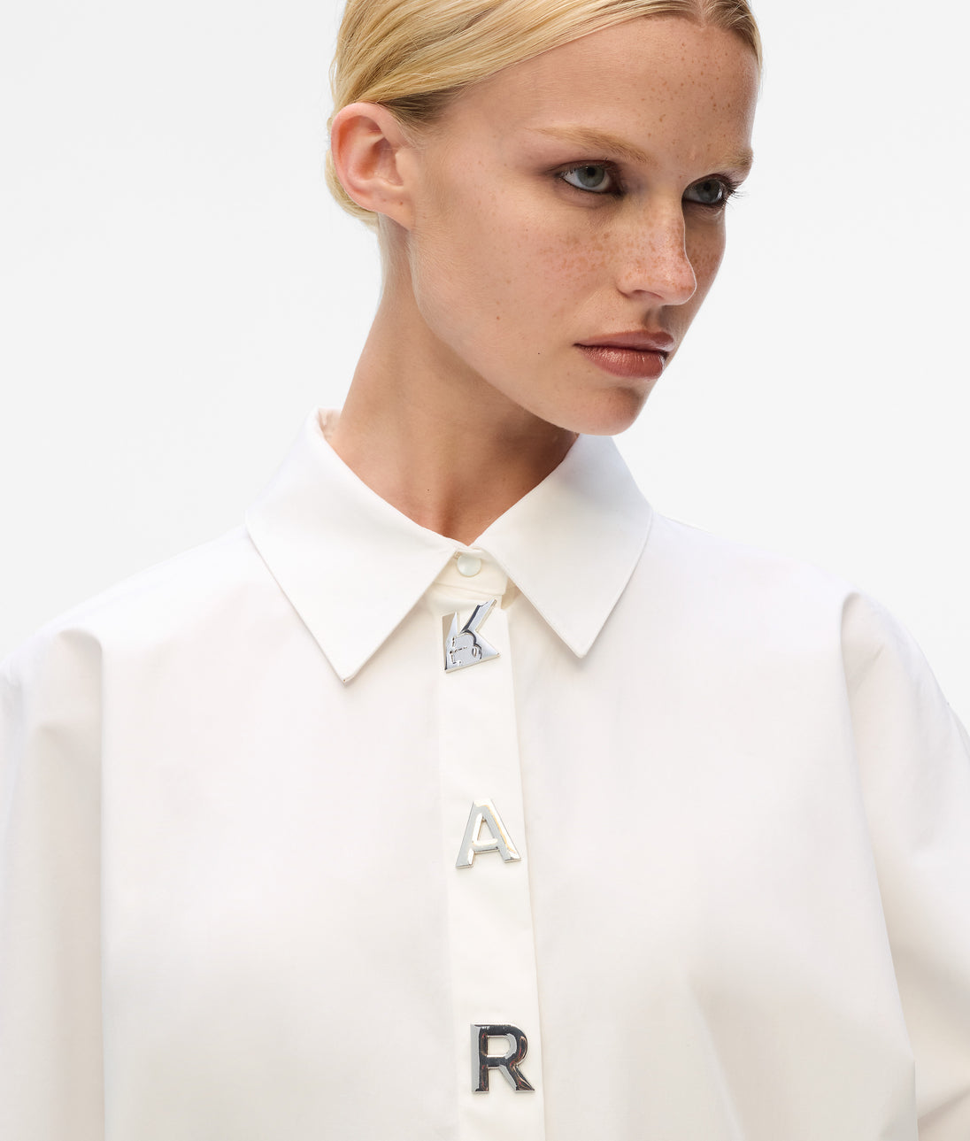 KarlLagerfeld Khardware Small Tote Bag Black-Nickel