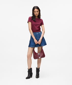 KarlLagerfeld Western Shoulder Bag Zinfandel