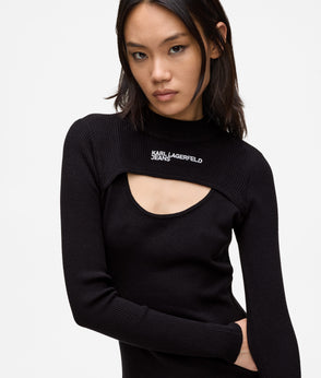 KarlLagerfeld Logo Nylon Backpack Black