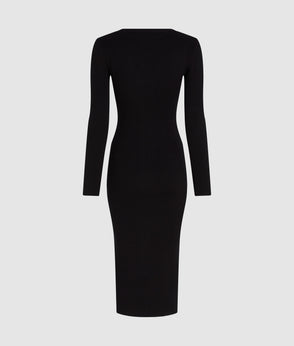 KarlLagerfeld Denim Mini Hobo Bag Visual Washed Black