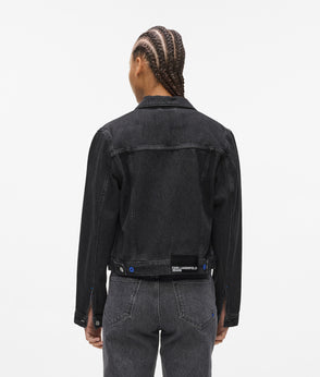 KarlLagerfeld Logo Nylon Backpack Black