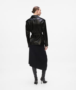 KarlLagerfeld Krocky Marais Shoulder Bag Black-Nickel