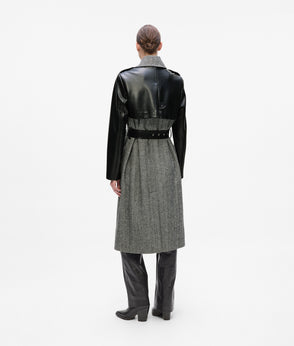 KarlLagerfeld Kweave Medium Tote Bag Black-Nickel