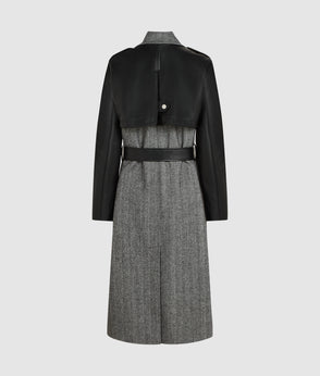 KarlLagerfeld Rue St-Guillaume Shearling Tote Bag Black