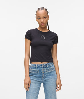 KarlLagerfeld Western Shoulder Bag Black