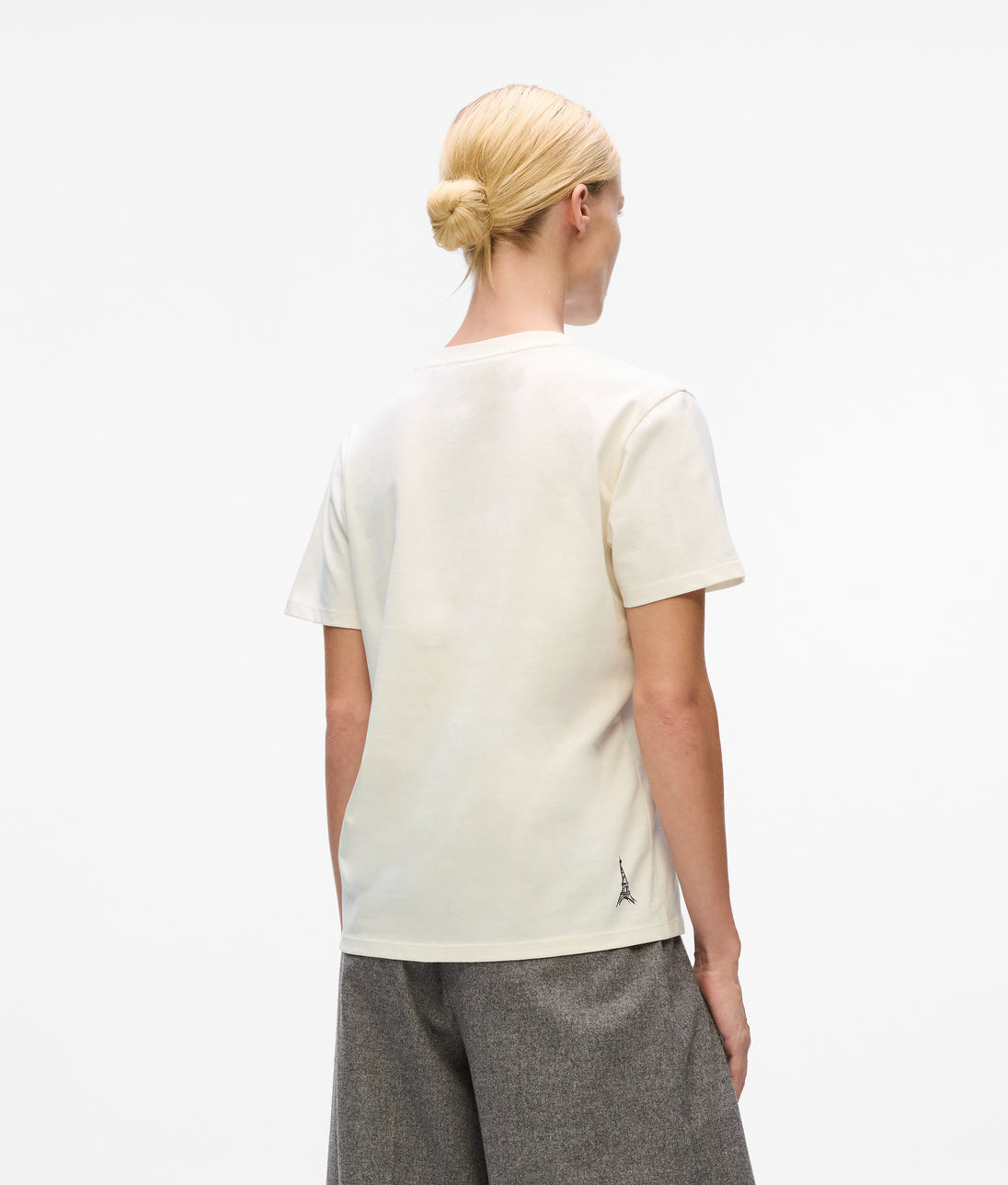 KarlLagerfeld Krocky Marais Medium Tote Bag Black-Nickel