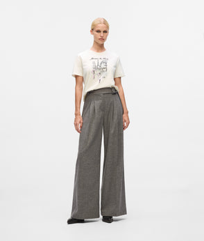 KarlLagerfeld Krocky Marais Medium Tote Bag Black-Nickel