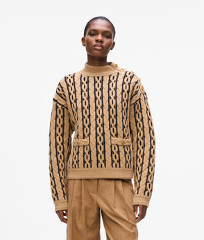 KarlLagerfeld Khardware Mini Leopard Tote Bag Leopard