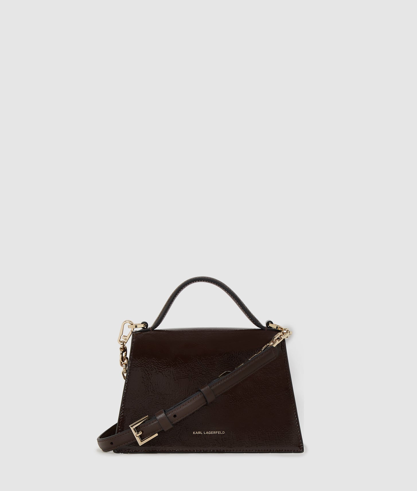 KarlLagerfeld Ksignature Small Crossbody Bag Tobacco
