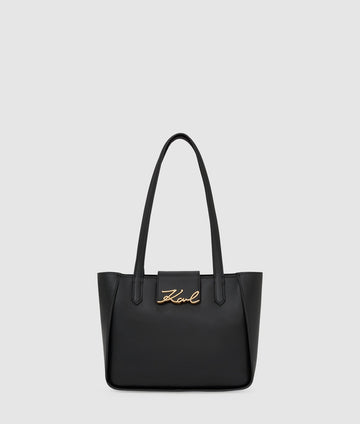 KarlLagerfeld Ksignature Small Tote Bag Black/Gold