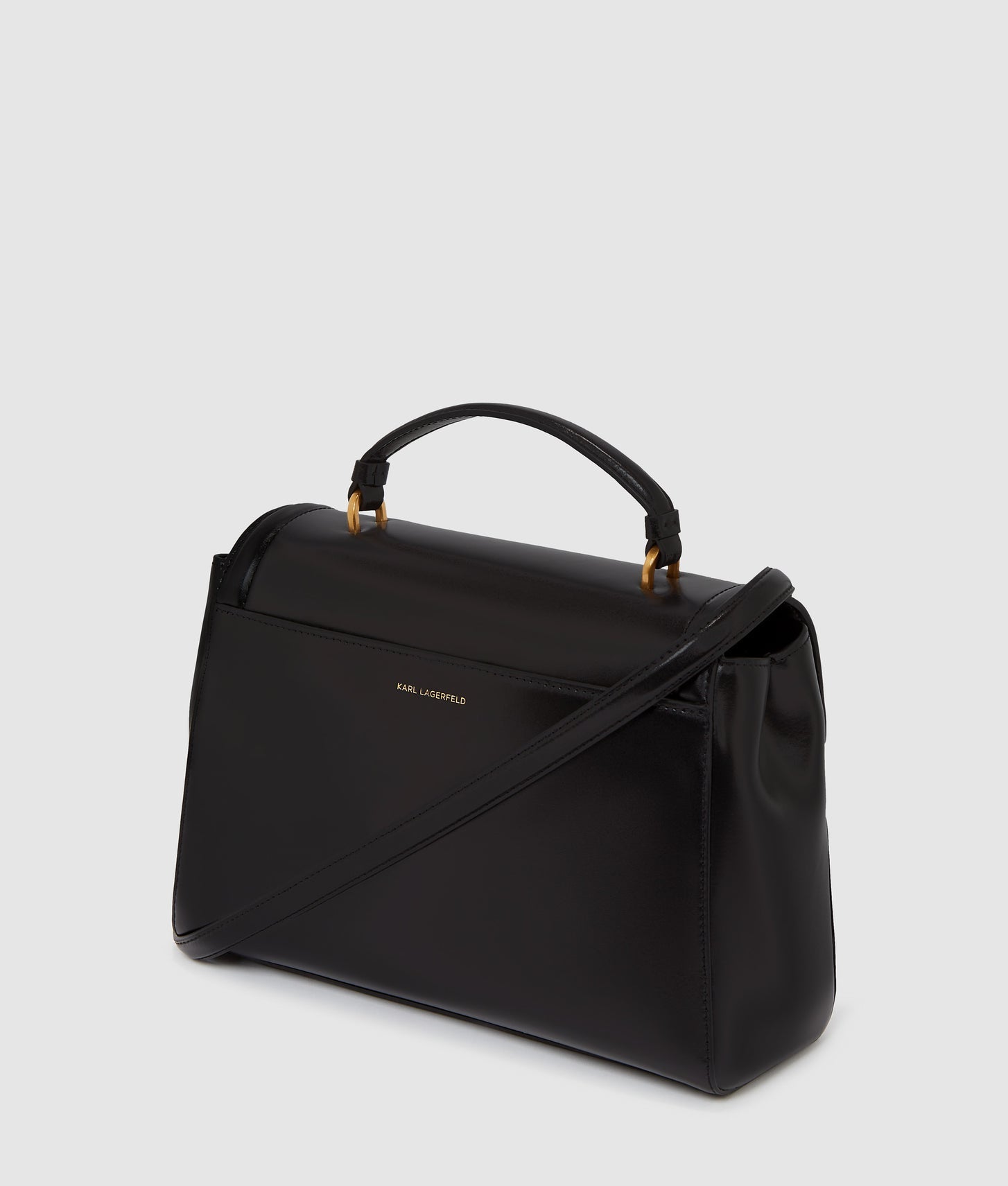 KarlLagerfeld Kautograph Top Handle Bag Black/Gold