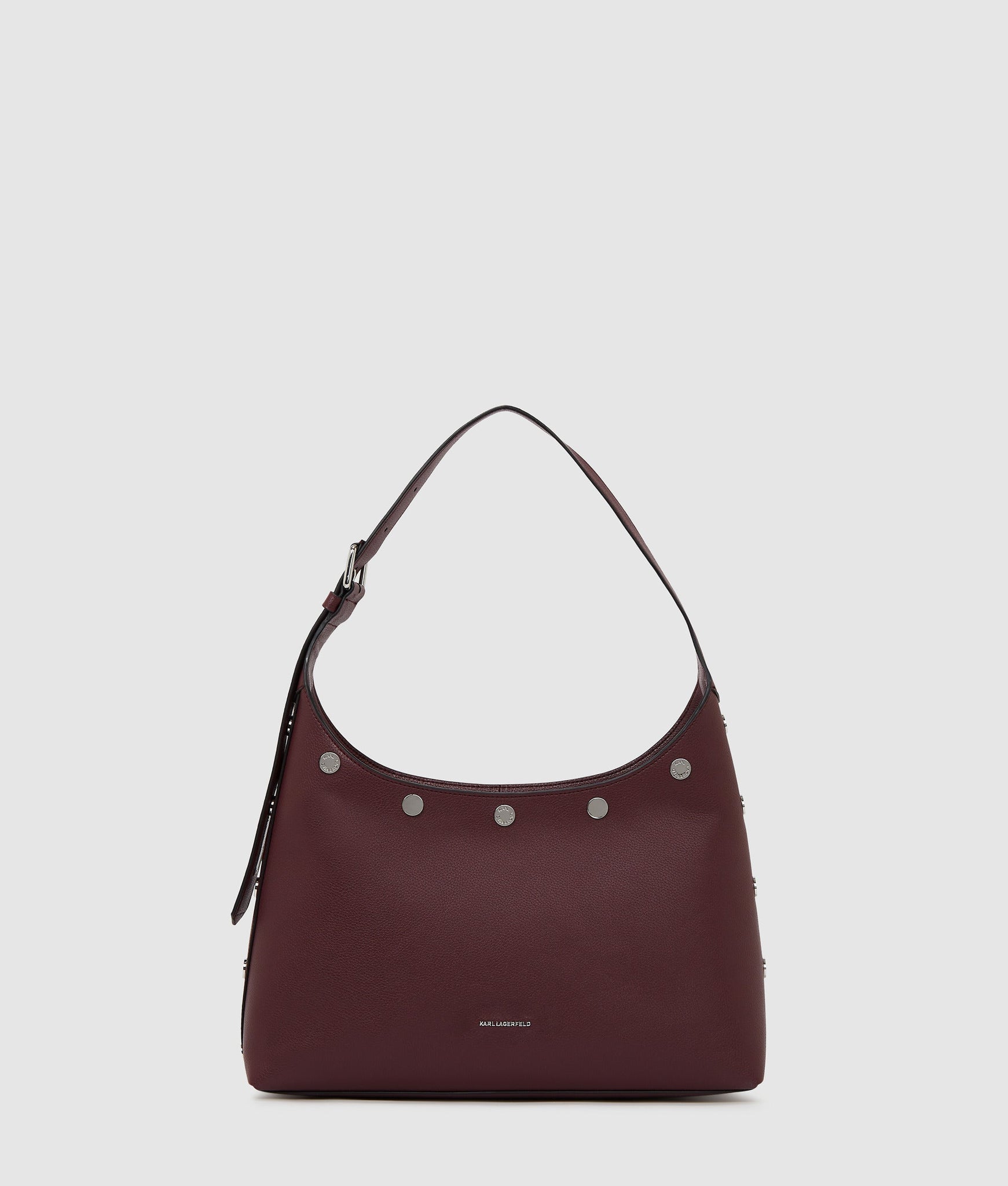 KarlLagerfeld Krocky Marais Hobo Bag Windsor Wine