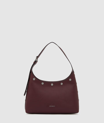 KarlLagerfeld Krocky Marais Hobo Bag Windsor Wine