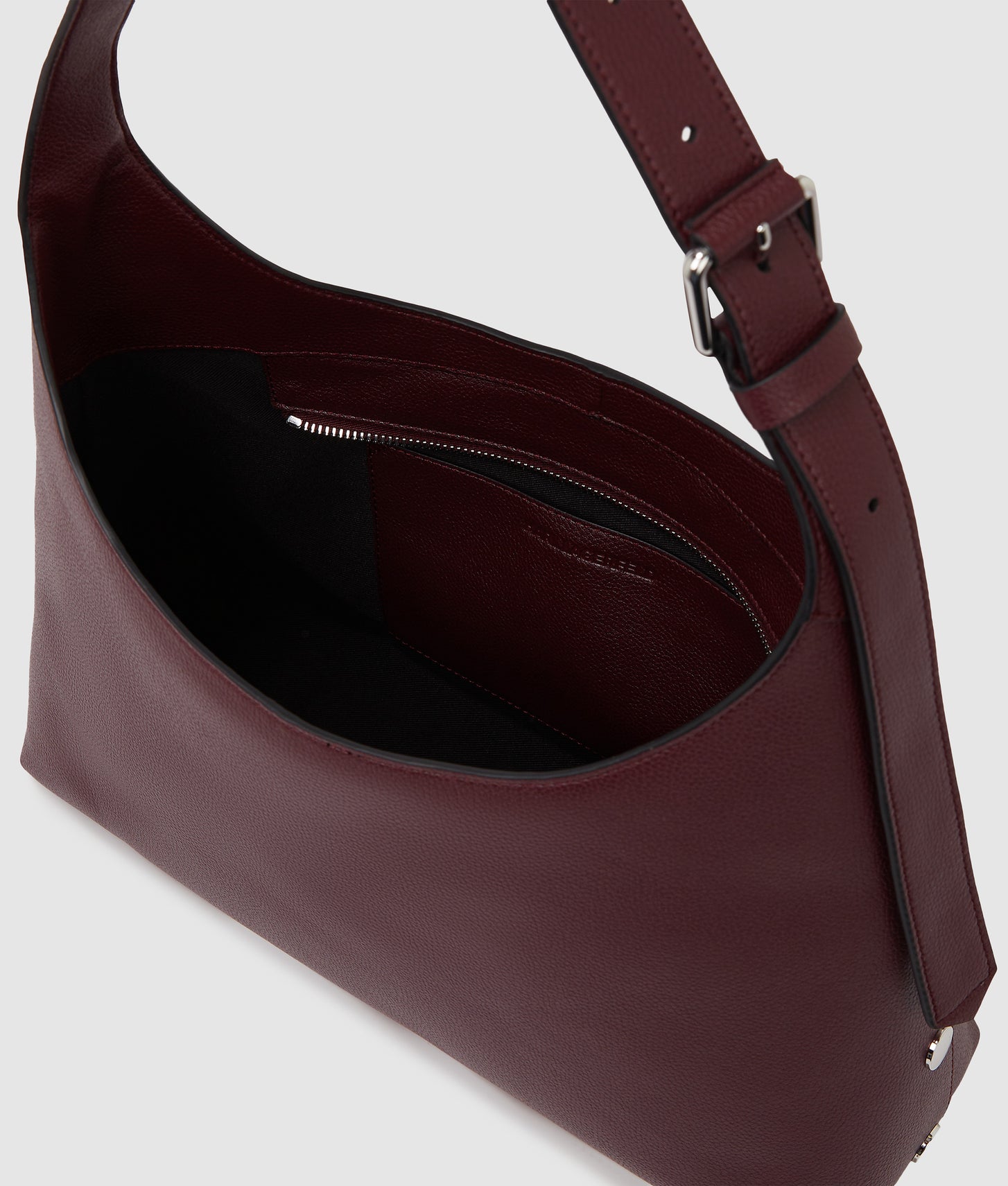 KarlLagerfeld Krocky Marais Hobo Bag Windsor Wine