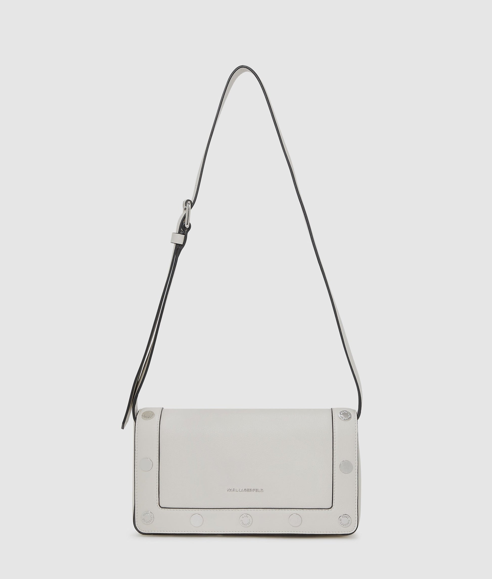 KarlLagerfeld Krocky Marais Shoulder Bag Cement