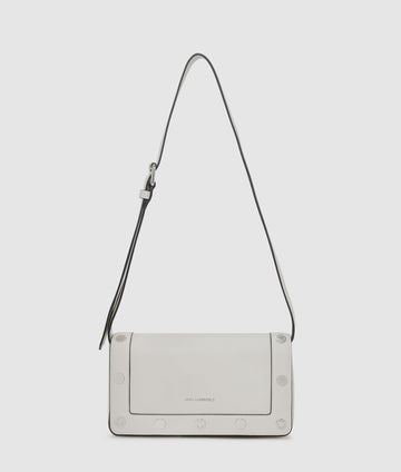 KarlLagerfeld Krocky Marais Shoulder Bag Cement