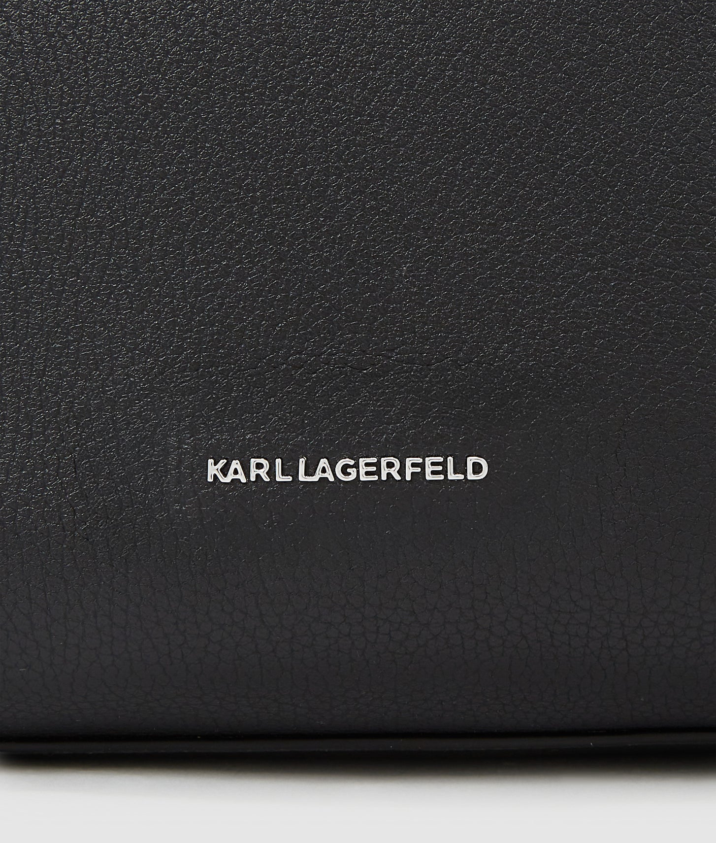 KarlLagerfeld Krocky Marais Small Tote Bag Black-Nickel