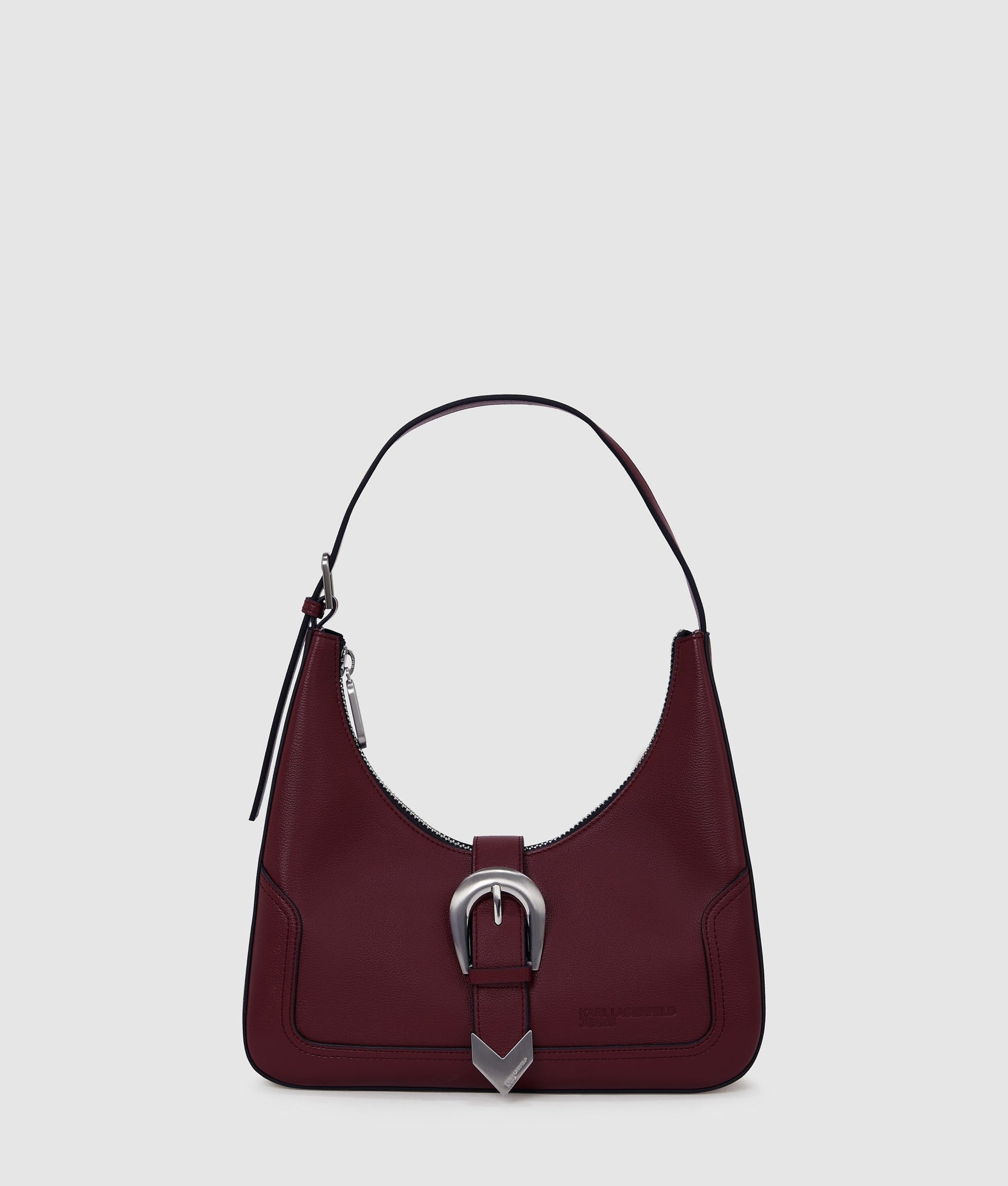 KarlLagerfeld Western Shoulder Bag Zinfandel