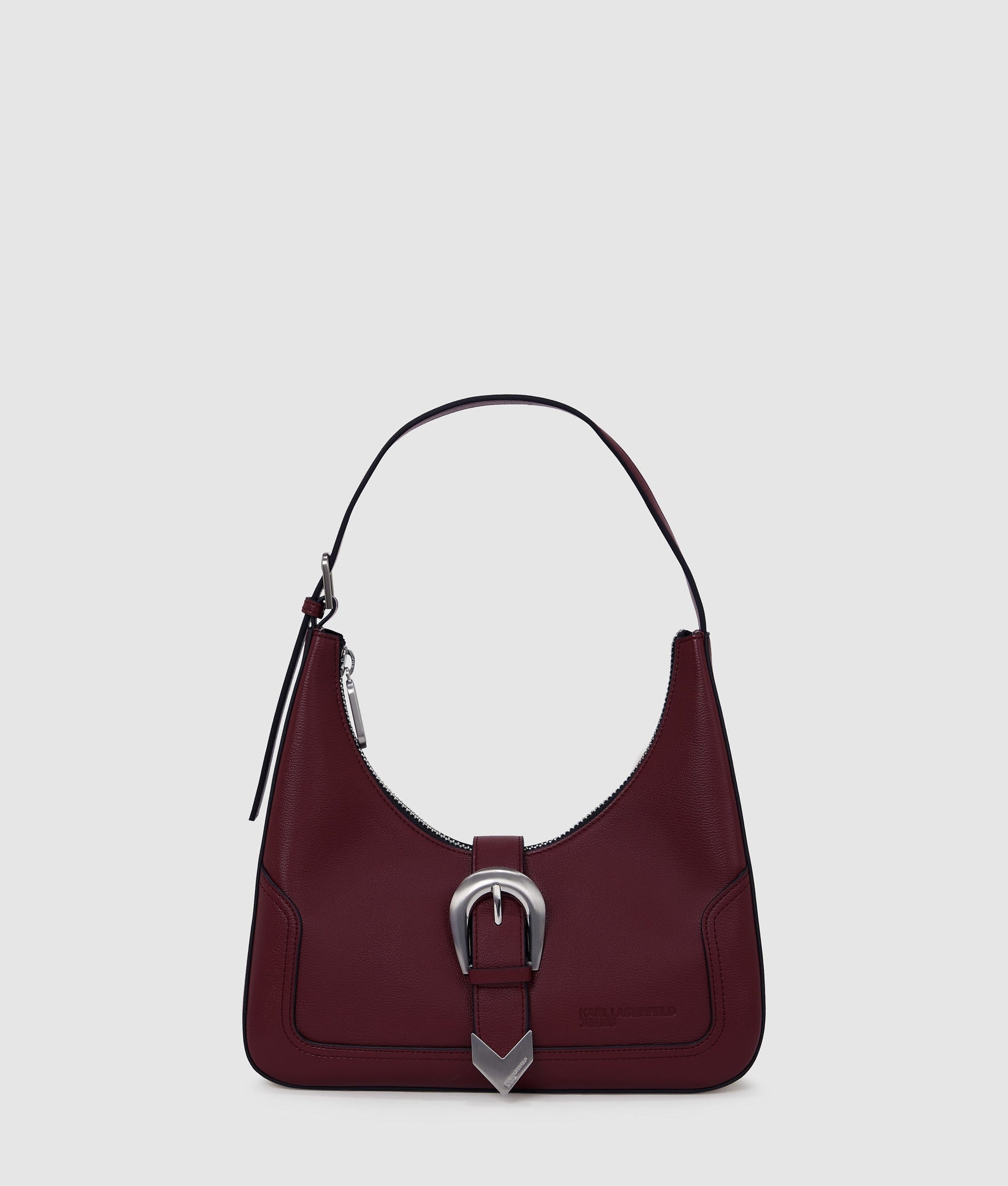 KarlLagerfeld Western Shoulder Bag Zinfandel