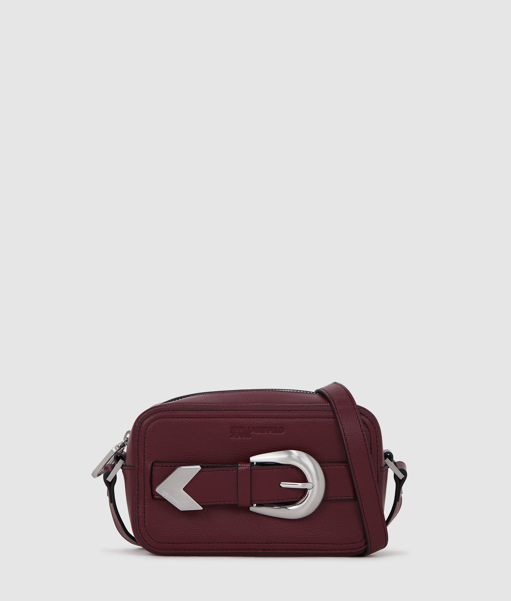 KarlLagerfeld Western Camera Bag Zinfandel