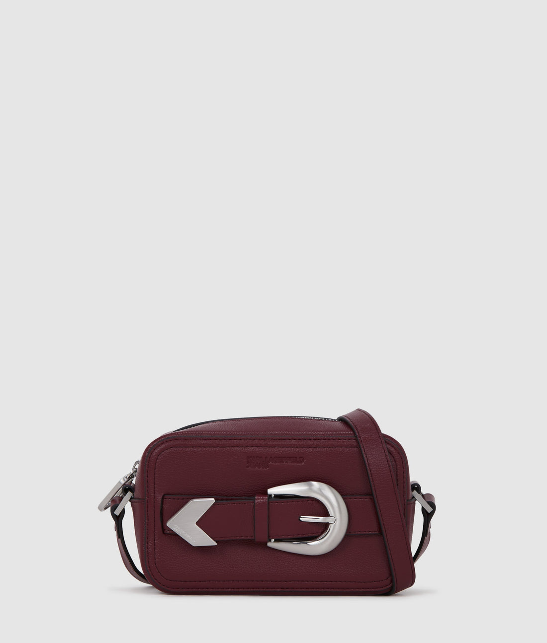 KarlLagerfeld Western Camera Bag Zinfandel