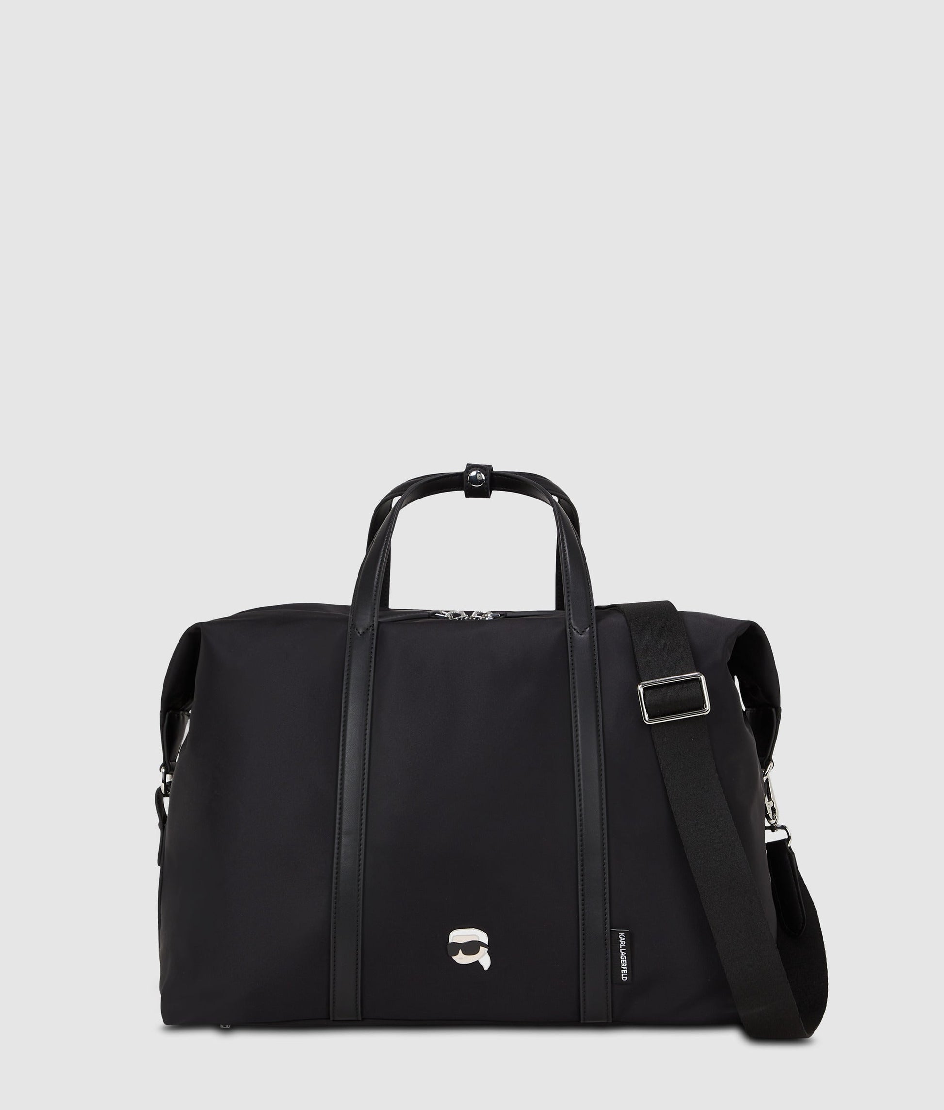 KarlLagerfeld Ikon Weekender Bag Black