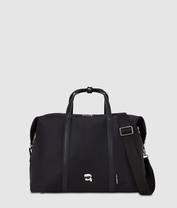 KarlLagerfeld Ikon Weekender Bag Black