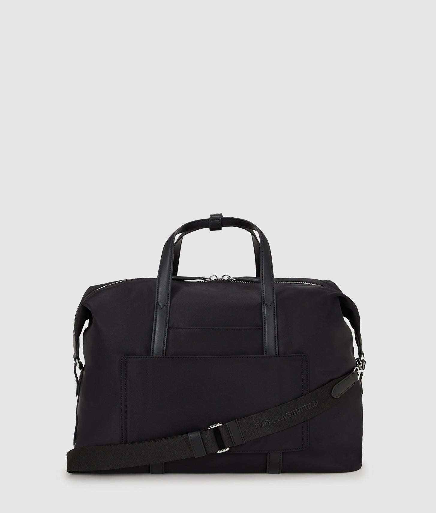 KarlLagerfeld Ikon Weekender Bag Black