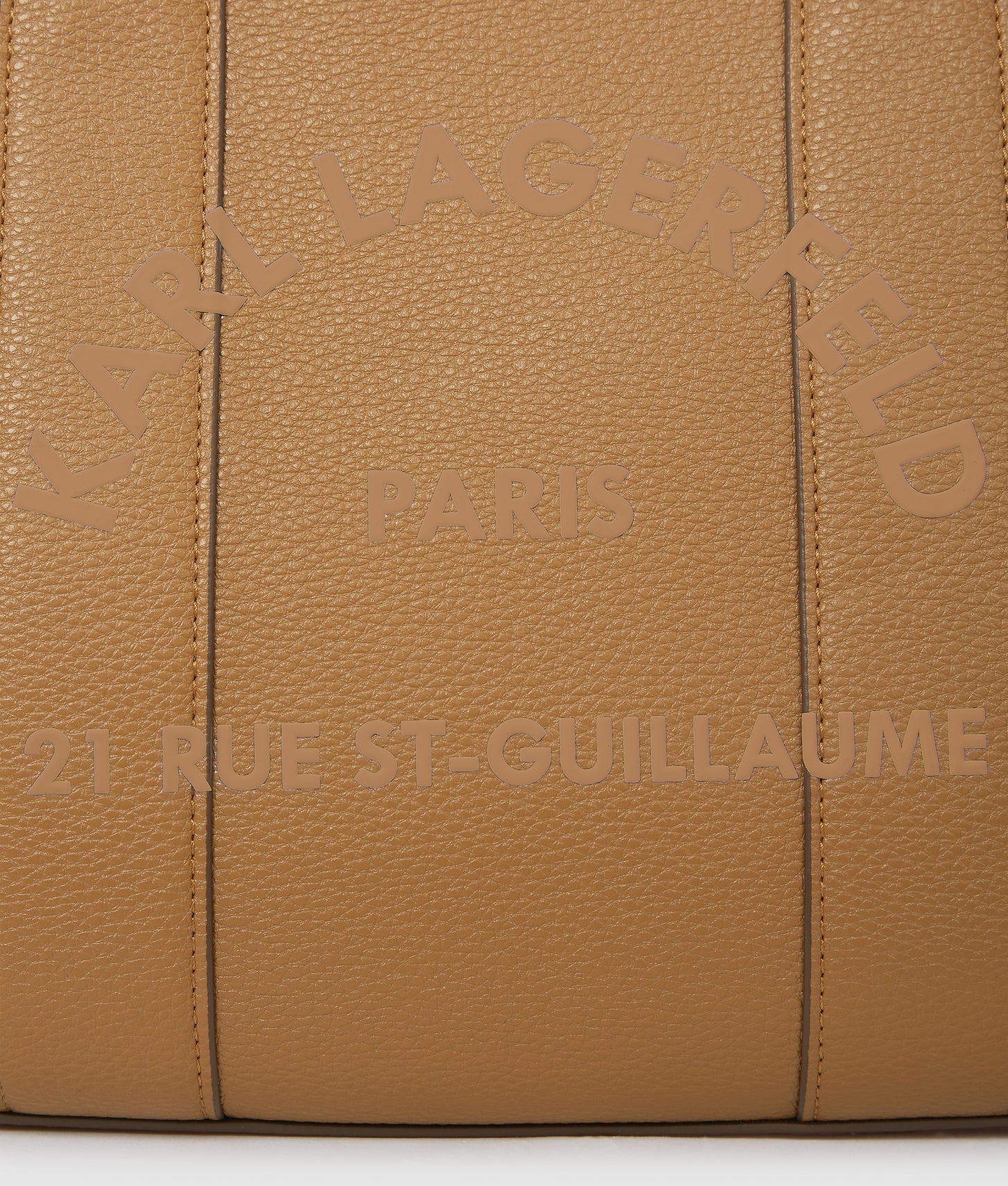 KarlLagerfeld Rue St-Guillaume Medium Tote Bag Caramel