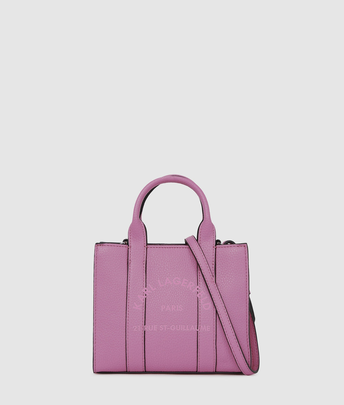 KarlLagerfeld Rue St-Guillaume Mini Tote Bag Cyclamen
