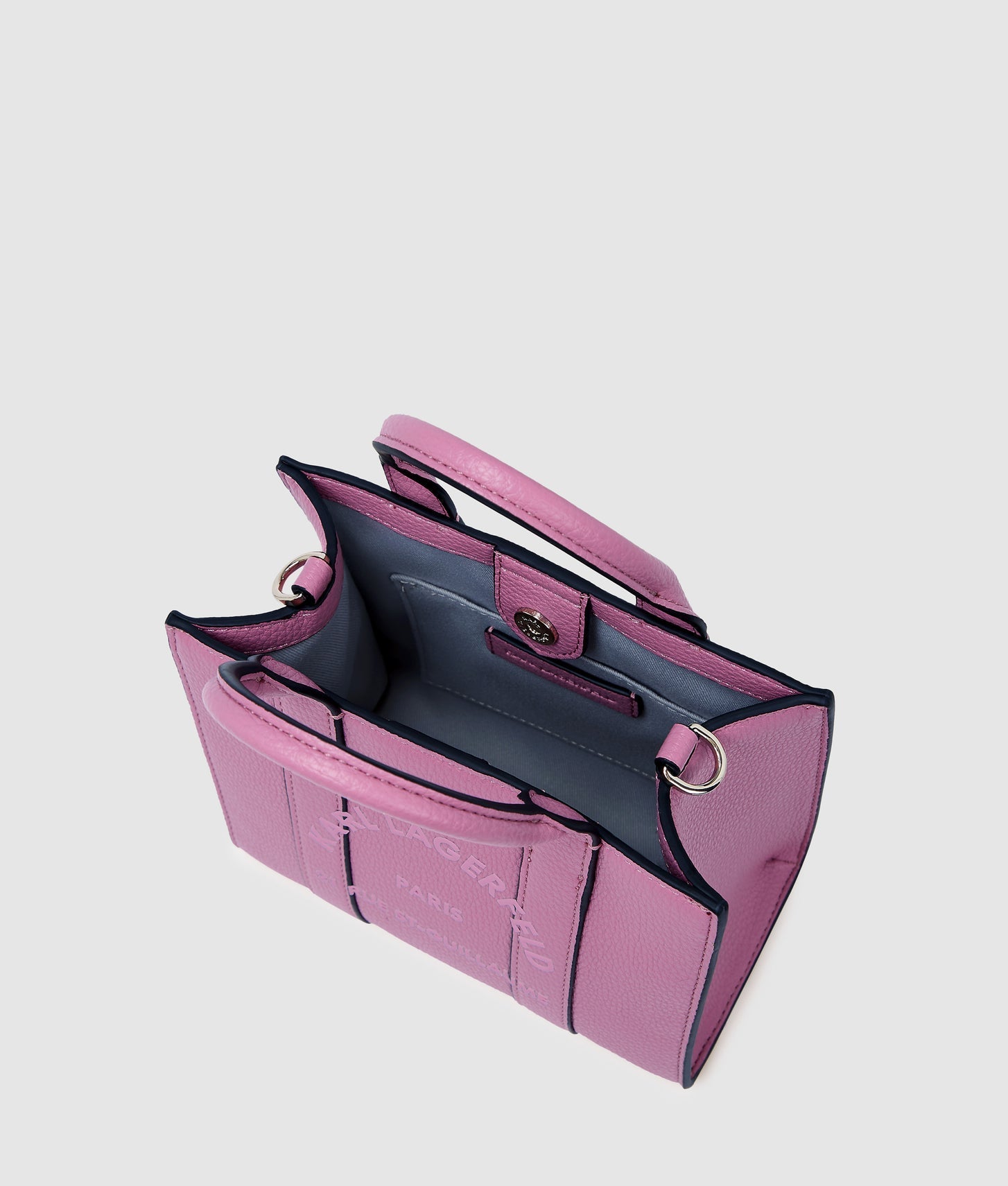 KarlLagerfeld Rue St-Guillaume Mini Tote Bag Cyclamen