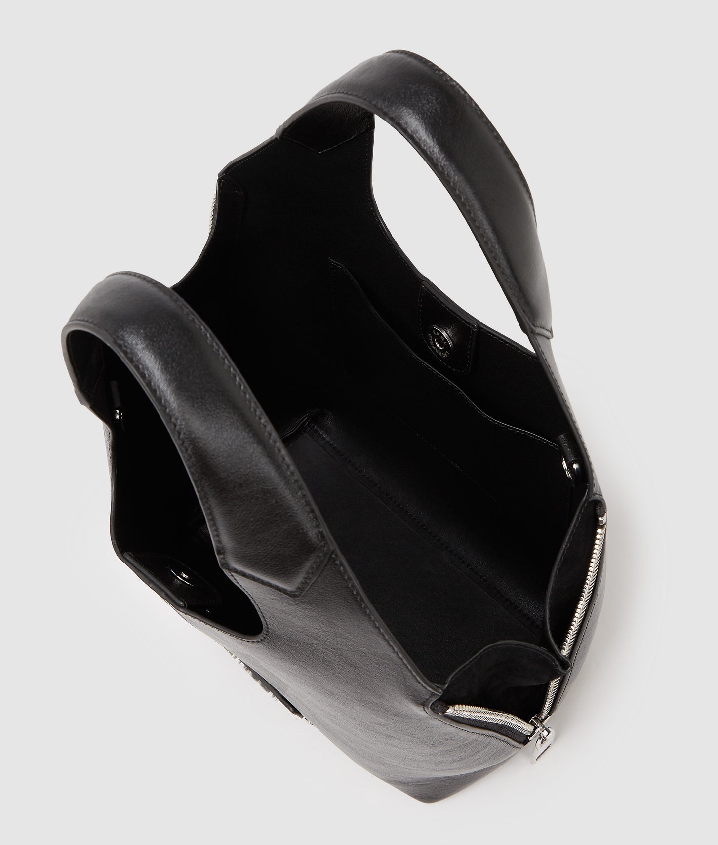 KarlLagerfeld Khardware Small Tote Bag Black-Nickel