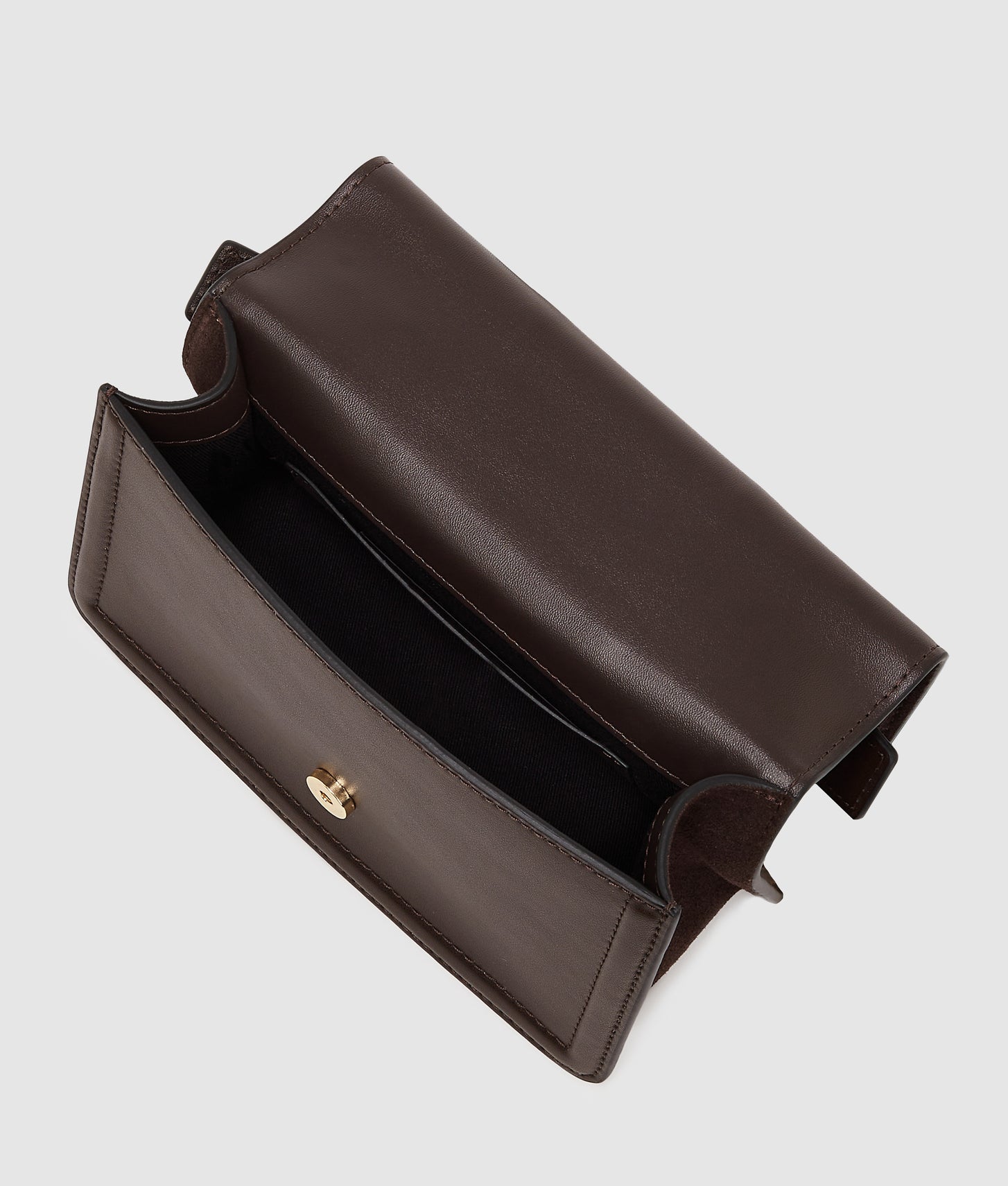 KarlLagerfeld Knova Small Suede Crossbody Bag Tobacco