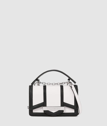 KarlLagerfeld Knova Small Crossbody Bag White/Black