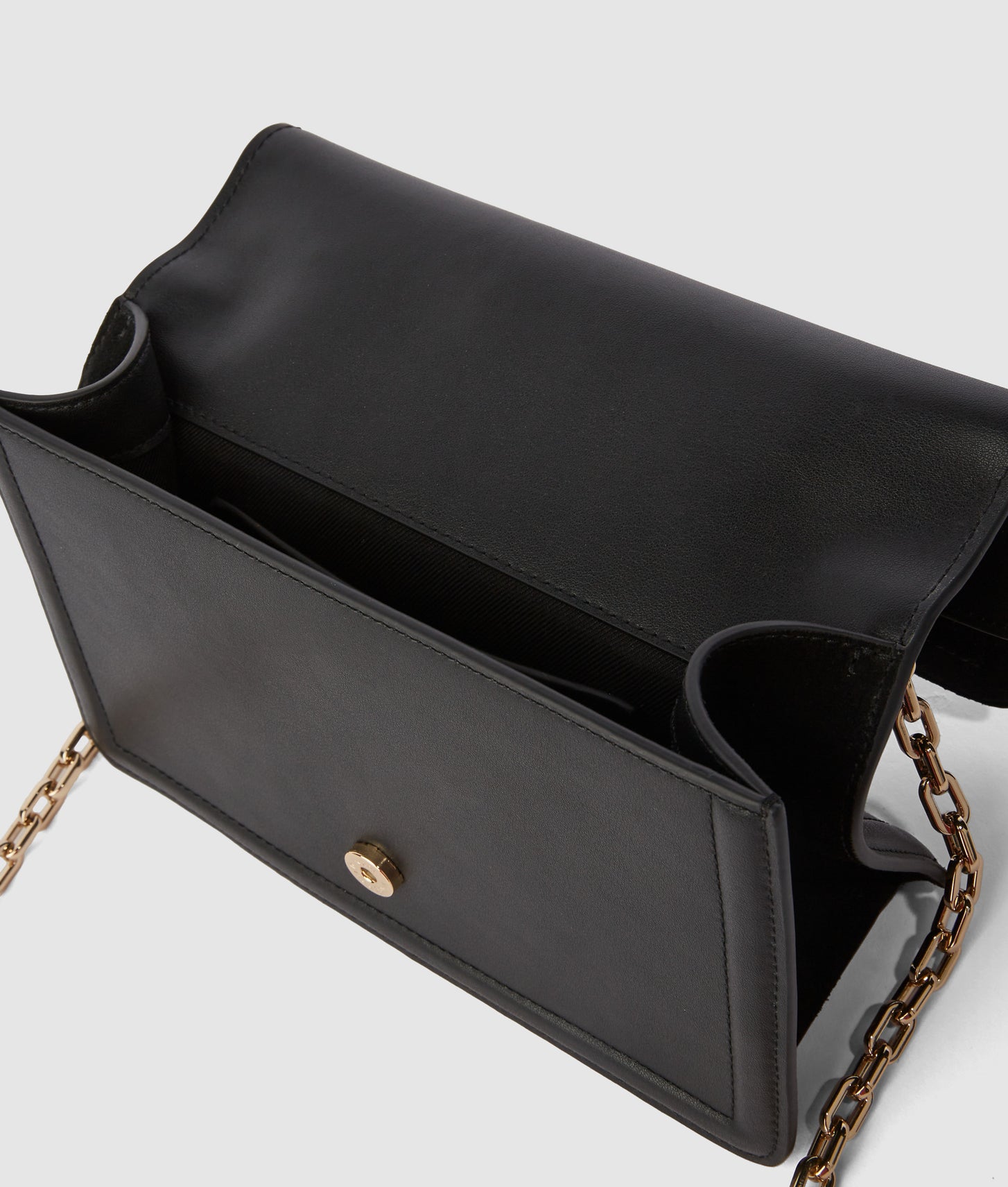 KarlLagerfeld Knova Suede Shoulder Bag Black/Gold