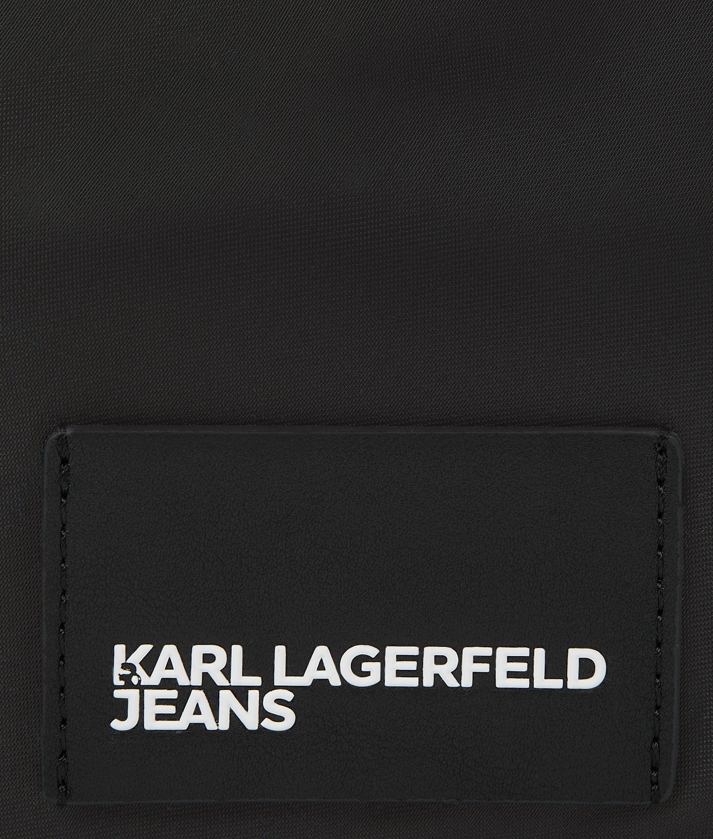 KarlLagerfeld Glossy Nylon Camera Bag Black