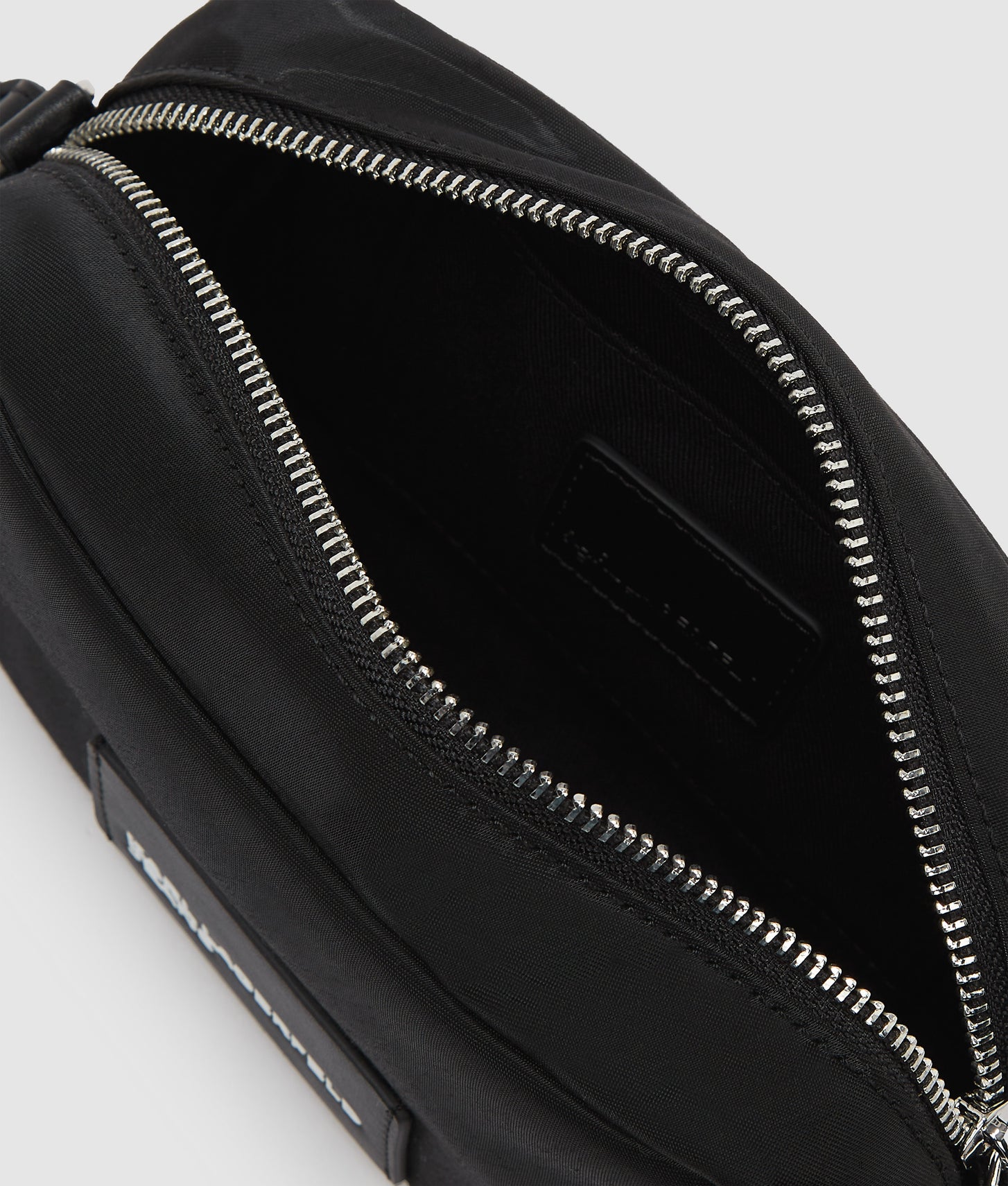 KarlLagerfeld Glossy Nylon Camera Bag Black